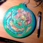 L-r Brain Harmonizer Mandala - Original Drawing On..